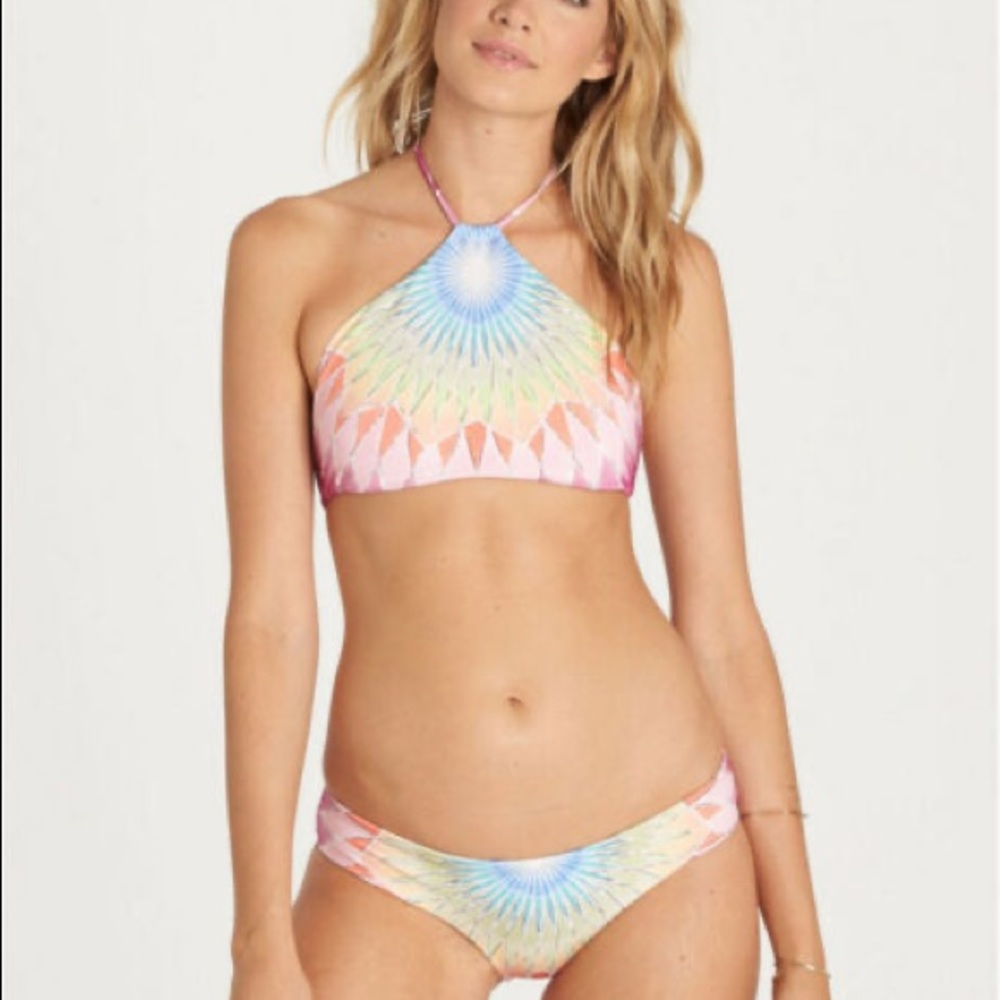 BILLABONG SUNSHINE DAZE HIGH NECK BIKINI SET